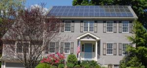 Image of House with solar panels